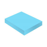 Стикеры Attache 76x51 мм неоновые голубые 1 блок, 100 листов 1556511