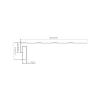 J-фаска к сайдингу PROFBUILD акрил коричневый 51612