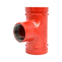 Переходной тройник под резьбу GROOVEX 3"x1 1/2", 89x48 мм, ДУ 80x40 мм TPR8948