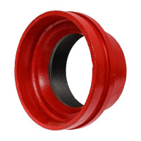 Переход под резьбу GROOVEX 6"x4", 159x114 мм, ДУ 150x100 мм PR159114