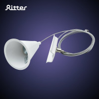 Тросовый подвес RITTER для трекового шинопровода Artline 1,5м пластик/нержавеющая сталь белый 23126 8