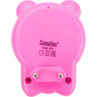 Ночник Camelion NL-253"Панда с бантиком " (LED, с выключателем, смена цветности свечения, 220В) 15006