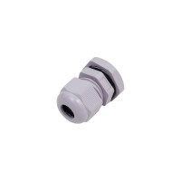 Сальник ГОФРОМАТИК pg 9 пластик (4-8мм) ip68 серый zeta30907