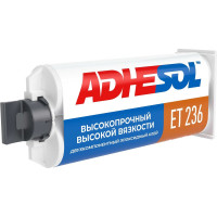 Высокопрочный, тиксотропный клей двухкомпонентный эпоксидный ADHESOL 50 мл et236 323800 236105