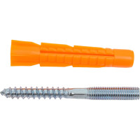 Демпферный ограничитель Левша 40x40, с крепежом, черный У4-9581.Ч