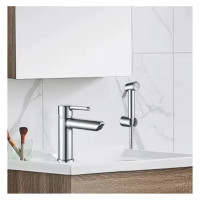 Смеситель для раковины Shevanik с гигиеническим душем S6071