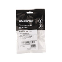 Проходной экранированный адаптер WRline WR-CA-KJ-8p8c-C5E-SH формата Keystone, RJ45-RJ45 (8p8c), категория 5е 505226