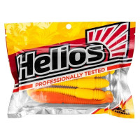 Виброхвост Helios hs-17-015 minoga 3.75"/9.5 см, orange/yellow, 5шт 00000132660