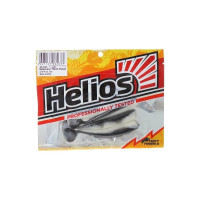 Виброхвост Helios hs-3-023 chebak 3,15"/8 см, black/white, 7шт 00000131520