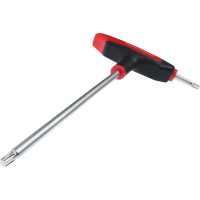 Ключ двусторонний JTC TORX с отверстием и Т-образной рукояткой T27H, 784827 189755