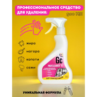 Профессиональное чистящее средство для кухни GENOVACHEMICAL Profcleaner 12 спрей, 500 мл, серия Малиновый закат 73151281122