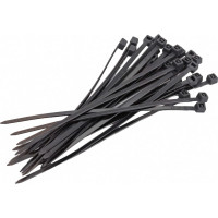 Кабельная стяжка ЭРА 2,5x100 мм, черная, 25 шт. Б0057053