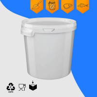 Контейнер Тара.ру 30 л, белый, круглый 12520