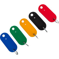 Бирки для ключей ООО Комус 10 шт., ассорти, 5 цветов по 2 шт. 147841