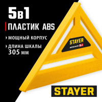 Универсальный кровельный пластиковый угольник STAYER Hercules 5-в-1 305 мм 34522-30