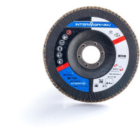 Конический лепестковый круг ZC721X STD 125x22 мм, цирконий, Р60 Interflex 1003603041