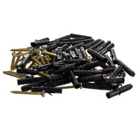 Набор крепления плинтусов дюбель ус 6x30 120 шт качественный крепеж арт. 0501101 КЧ