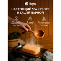 Соляная плитка с эфирным маслом для бани и сауны Банные Штучки Эвкалипт 200 г 32409