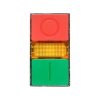 Прямоугольная кнопка EKF LAY5-BW8465 "I-O" PROxima 230В NO+NC pbn-bw8465
