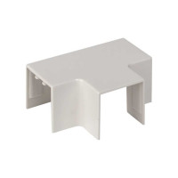 Угол EKF T-образный, 25х25мм, 4 шт, Plast, PROxima, Белый tchw-25-25x4