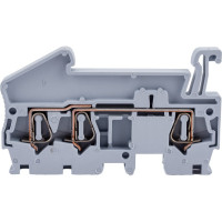 Колодка EKF клеммная, самозажимная, JXB-ST-2.5, 31А, 3 вывода, серая 45 шт PROxima plc-jxb-st-2.5-3