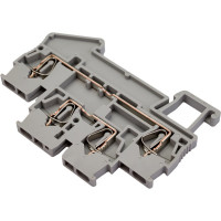 Клеммная колодка EKF самозажимная, двойная, JXB-ST-1.5, 17.5А, серая, 45 шт PROxima plc-jxb-st-1.5-4-2