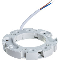 Патрон FERON LH50 GX53, 230V, огнеупорный пластик, медь, цвет белый, размер 75х10мм 41038