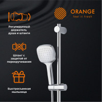 Душевой гарнитур ORANGE О-шауэр, хром OS063