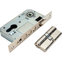 Врезной замок ЗЕНИТ ЗВ7-60.1-02 серебро 28009