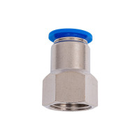 Фитинг цанговый прямой с внутренней резьбой 1/2F для трубки диаметром 12 мм SHPI PCF 12-R04
