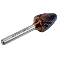 Борфреза твердосплавная форма F парабола с закругленной вершиной (20х25х6х70 мм) Karnasch 11.5051-075