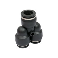 Фитинг Y-образный переходник трубки ПВХ PUY12х10х10 12х10х10 мм, 10 шт Дали-Авто DA-01283