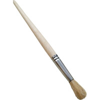 Филеночная кисть Никище КФК-8 мм, металлическая обойма, натуральная щетина 02.01.09