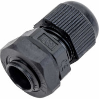 Сальник ГОФРОМАТИК mg 12 пластик (3-6,5 мм) ip68 черный zeta30925