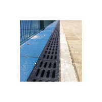 Лоток Ecoteck MEDIUM 100.125 h145 с решеткой пластиковой, кл.В125 46630