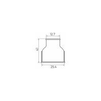 Переходная муфта Сантис 1"х1/2" вр чугун 004134