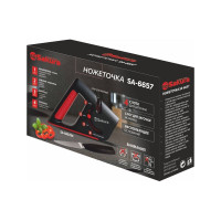 Ножеточка Sakura SA-6657BK 3 степени заточки, ножницы и зубчатые ножи РТ-00068940