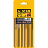 Набор надфилей STAYER 140 мм, в чехле, 6 шт. 16013-H6
