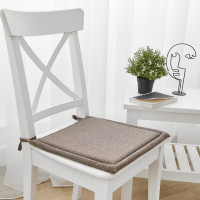 Подушка для стула Волшебная Ночь 40/40 Какао рогожка 764726