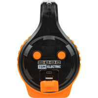 Светодиодный аккумуляторный фонарь TDM ELECTRIC "Прожектор 10", 10 Вт LED+12 SMD+12 SMD, 350 лм, 3,7 В 2,4 Ач, USB, SQ0350-0003