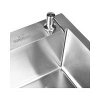 Комплект кухонная мойка из нержавеющей стали WISENT ws37050 (70x50 см) с дозатором WS37050/WGER013/W405A