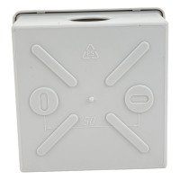 Коробка IEK КУП КМ41360 85x85x40мм ip44 6 вв. (7035) UKO21-085-085-040-K41-44U
