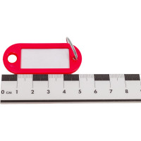 Бирки для ключей ООО Комус 10 шт., ассорти, 5 цветов по 2 шт. 147841