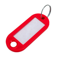 Пластиковая бирки для ключей ООО Комус ассорти, 100 шт. 330465