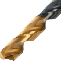 Набор сверл по металлу Golden Tip 1-13 мм, HSS-Tin, 25 шт Denzel 72323