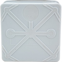 Распаячная коробка IEK км42455 о/п 100x100x50мм ip67 8 вв. серая UKO21-100-100-050-K41-66