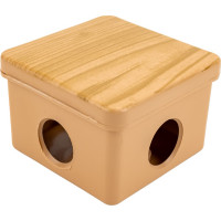 Распаячная коробка IEK км 65x65x50мм о/к ip54 4 вв. сосна UKO31-065-065-050-K34-54
