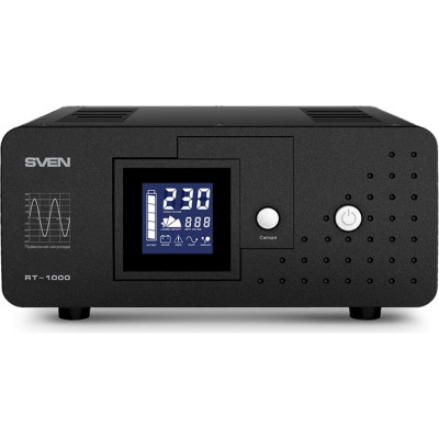 Источник бесперебойного питания SVEN RT-1000 Sin LCD SV-013110