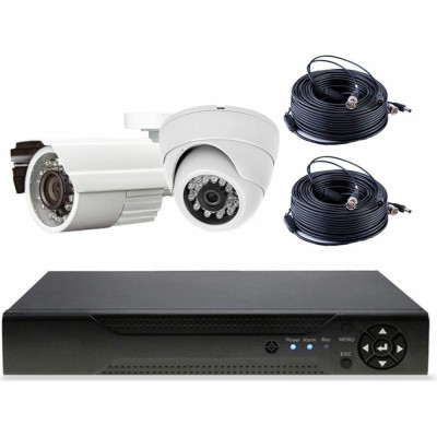 PS-link Комплект видеонаблюдения AHD 5Мп KIT-B502HD 1 камера для помещения 1 для улицы 3020