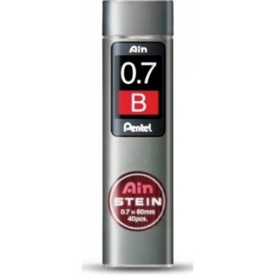 Pentel Грифели для карандашей автоматических Ain Stein 0.7 мм 40 грифелей в тубе C277-BO B 609993